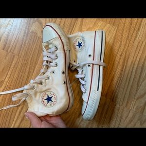 White high top Converse